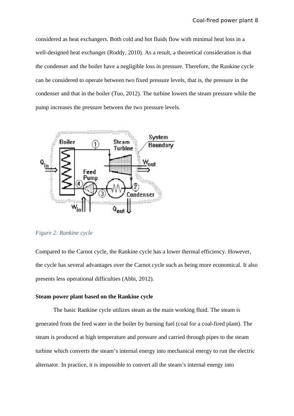 Analysis of Coal Based Power Plant for Exergy Efficiency Improvement_8