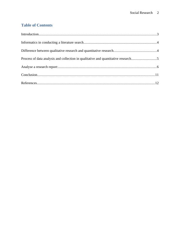 Social Research Assignment | Qualitative and Quantitative Research_2