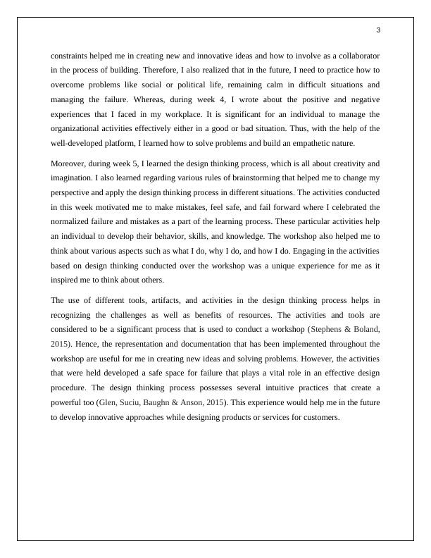 Reflective Report on Design Thinking Workshop_4