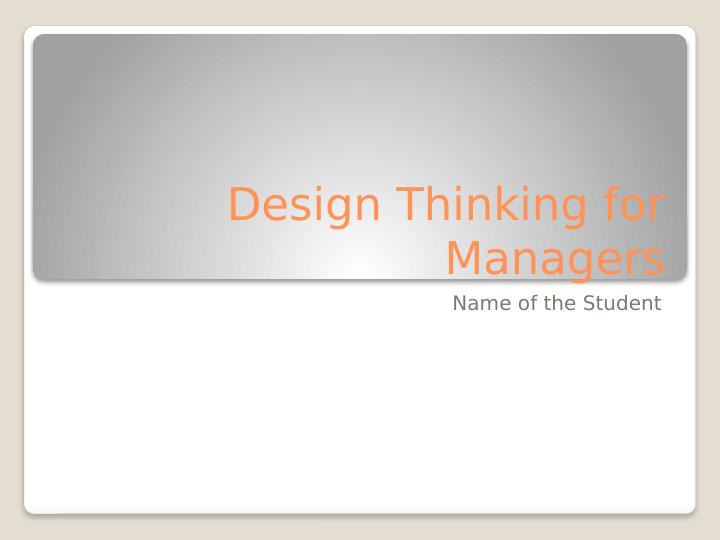 Design Thinking for Managers_1