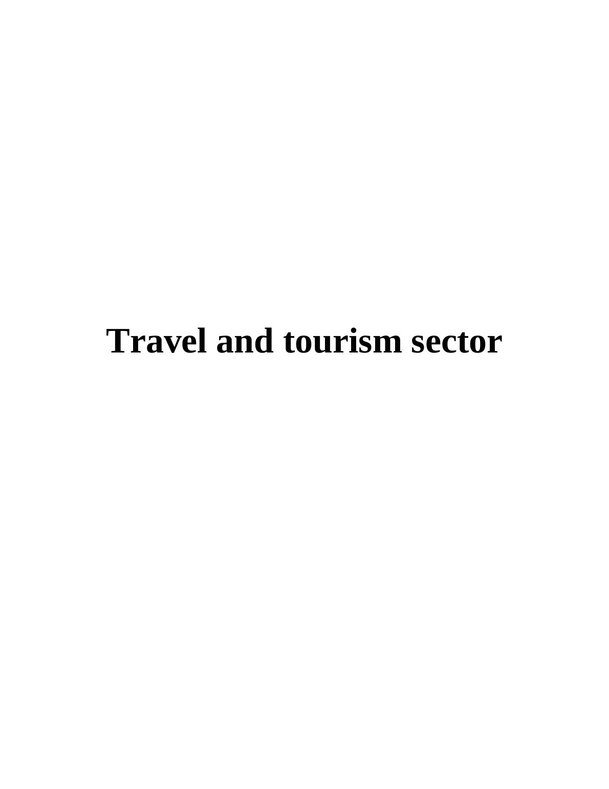 Influence of Political Change on the Travel and Tourism Sector_1
