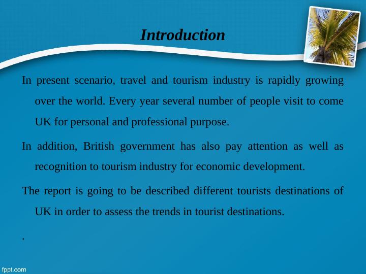 review of tourism destination