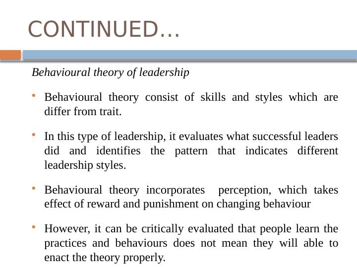 Theories of Leadership: Trait Theory and Behavioural Theory_3