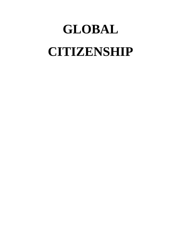 Global Citizenship Education - Assignment_1
