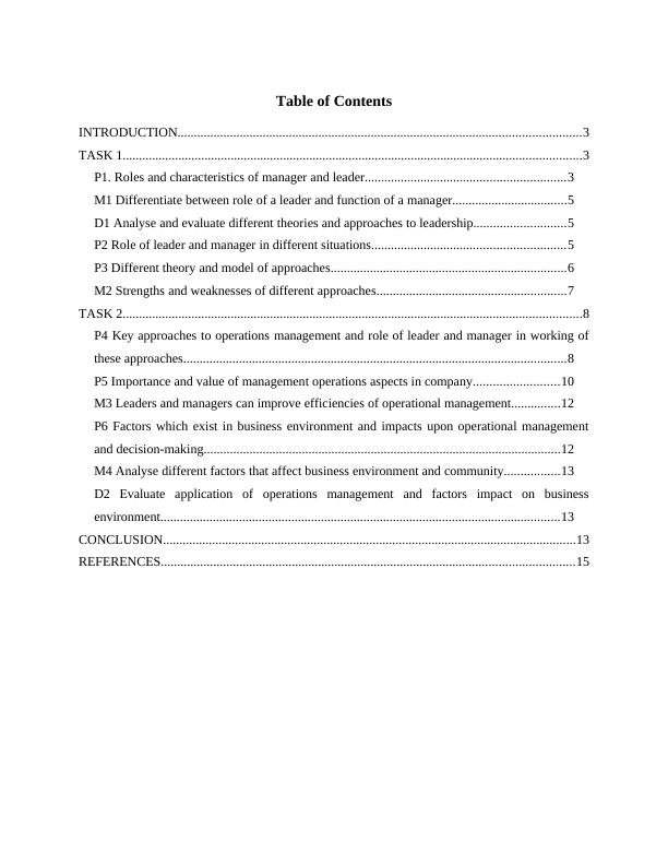 Management and Operations  Assignment_2