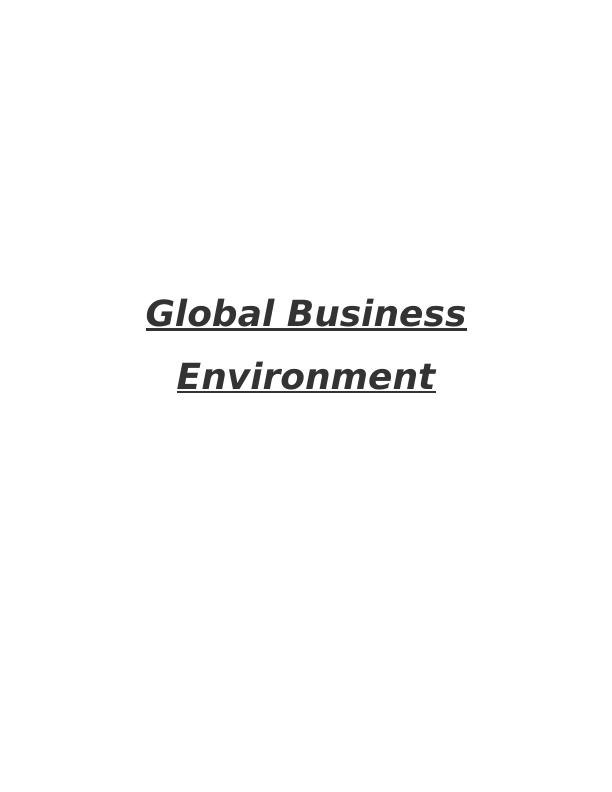 Global Business Environment._1