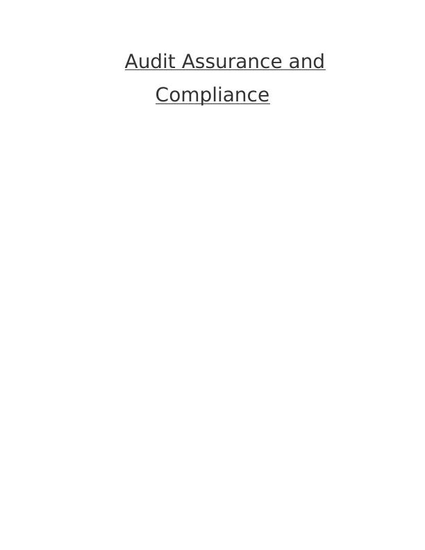 Audit Assurance and Compliance_1