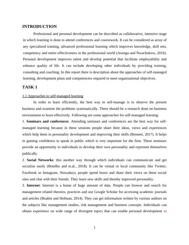 (PDF) Personal and Professional Development Assignment_3
