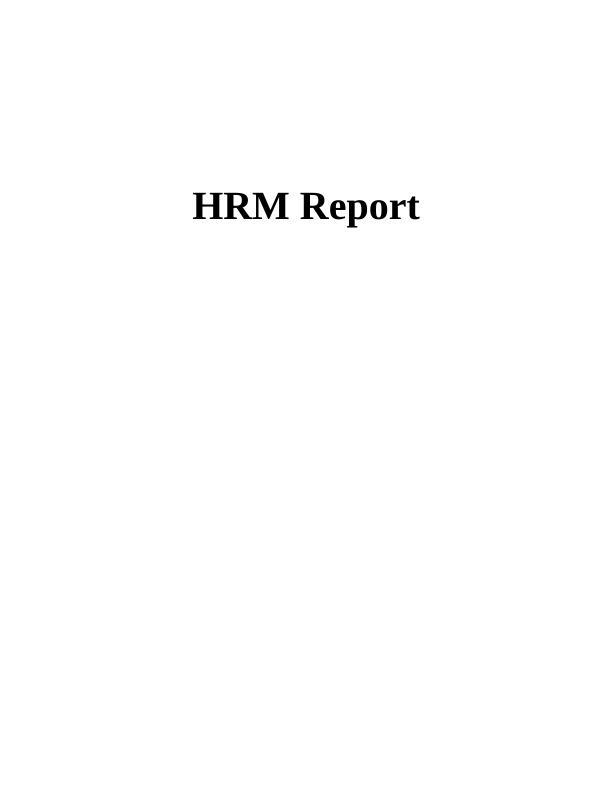 HRM Report_1