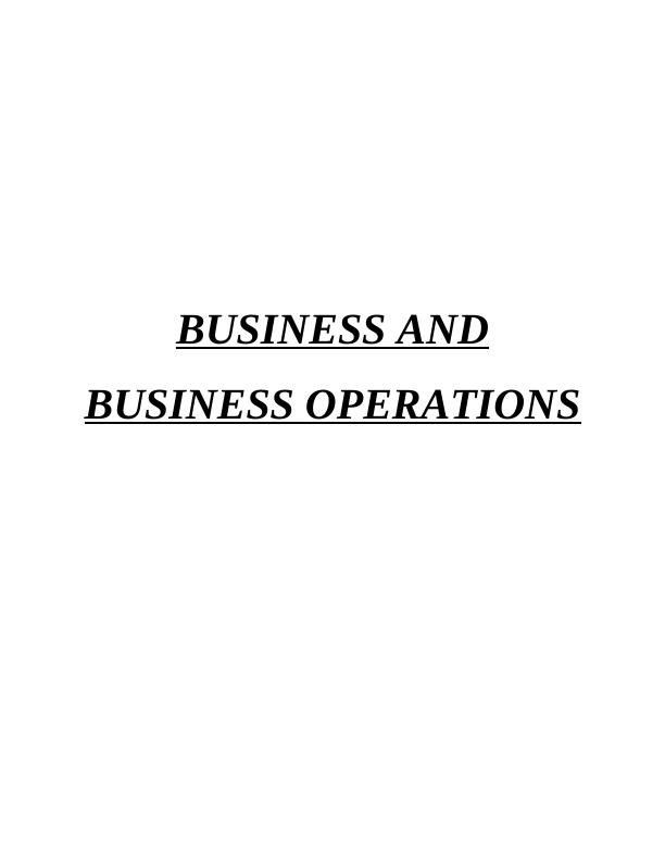 Types and Purposes of Organisation in Business Operations_1