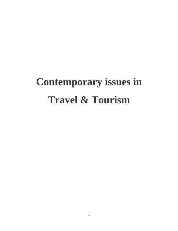 Current Trends in UK Travel & Tourism Sector_1
