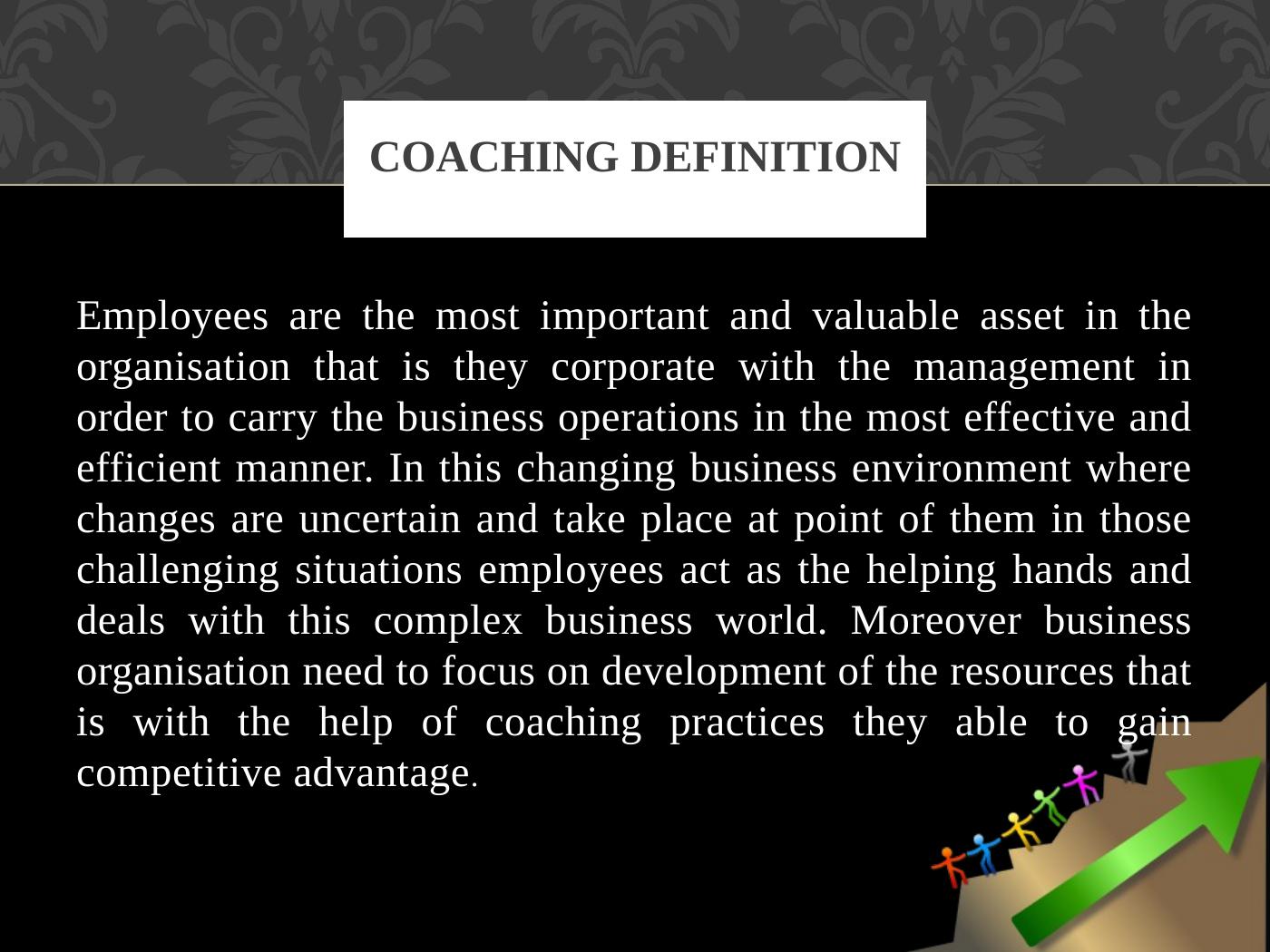 Coaching Definition, Models, Assessment Tools Desklib