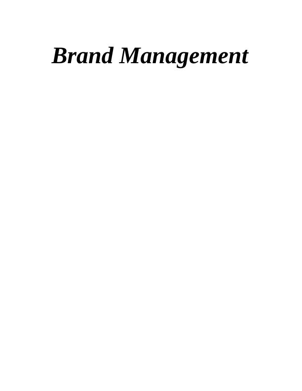 Assignment on Brand Strategy_1