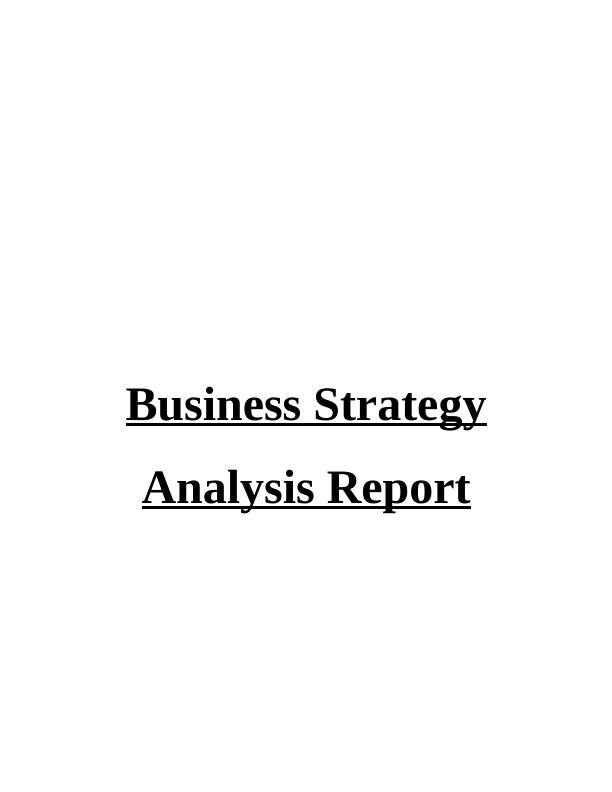 Business Strategy Analysis Report_1