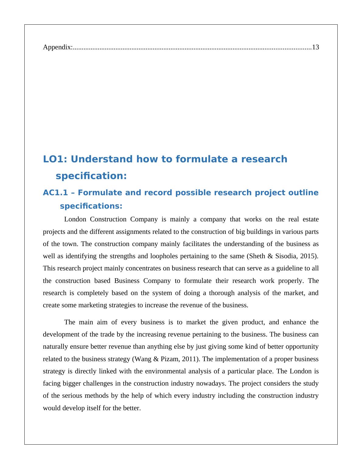 LO1: Formulation and Implementation of the Research Project 6_2