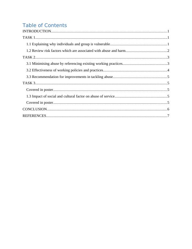 Report on Meaning of Abuse : Case Study_2