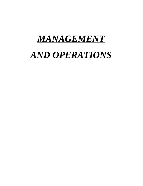 Operational management and operations: role of leaders and functions of managers_1