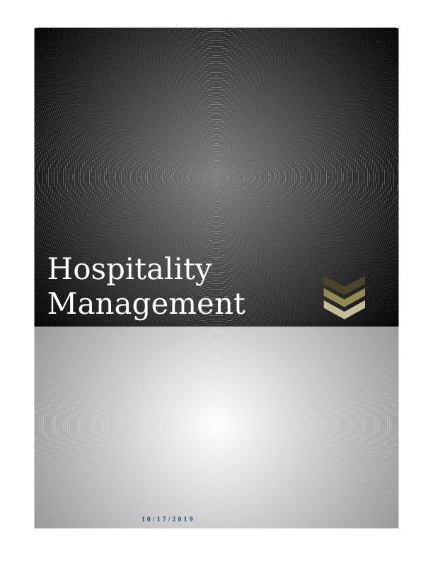 hospitality management thesis topics