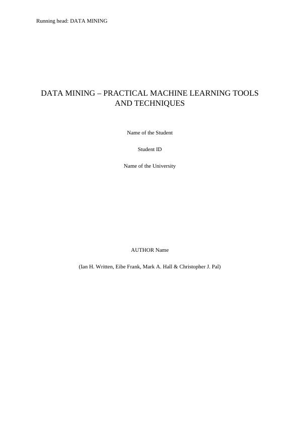 Data Mining - Practical Machine Learning Tools and Techniques_1
