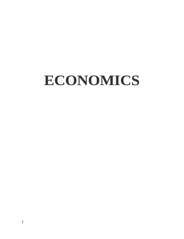 Effects of Minimum Price on Alcohol in Economic Way - Desklib