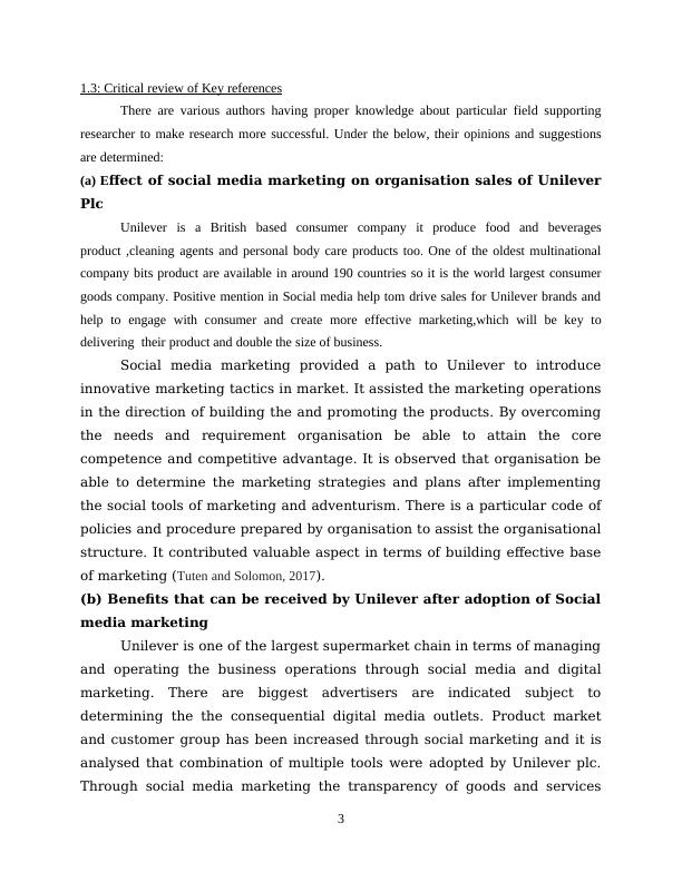 Research Proposal Assignment - Impact of Social Media Marketing for Organisation_5