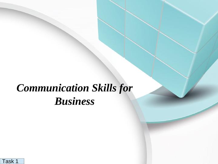 Communication Skills for Business._1