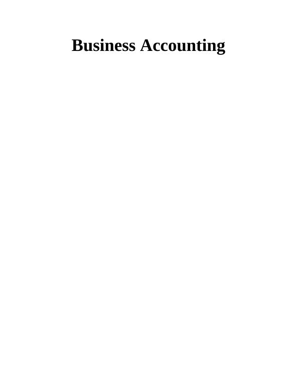 Essay on Business Accounting_1