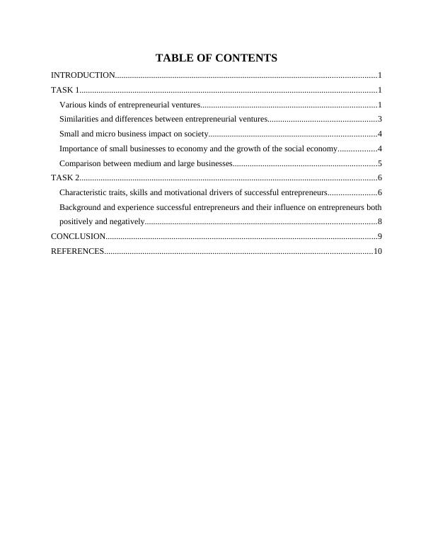 (PDF) Entrepreneurship and Small Business Management : Assignment_2