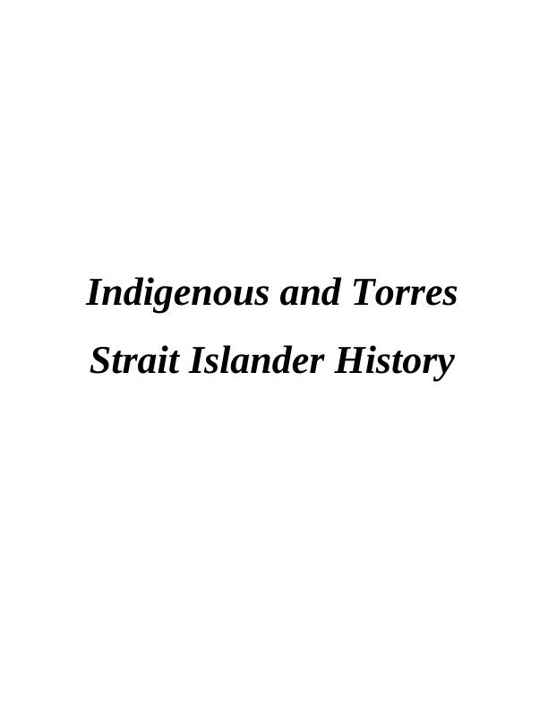 Indigenous and Torres Strait Islander History_1