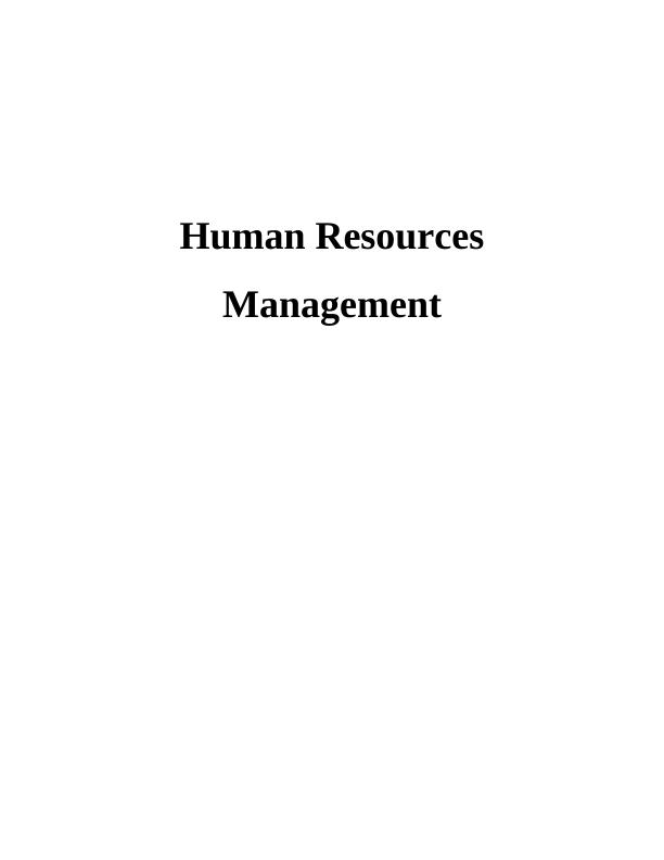 Objectives of Human Resources Management_1