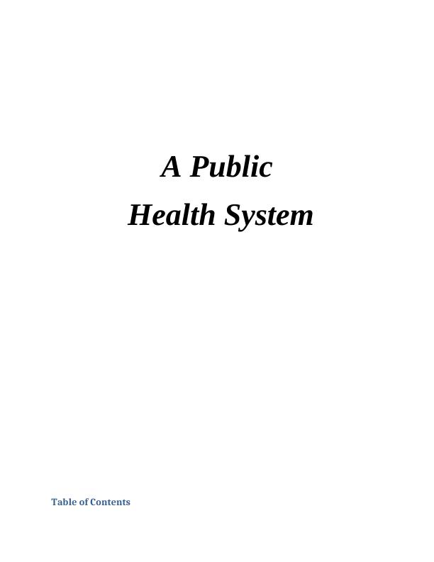 A Public Health System_1