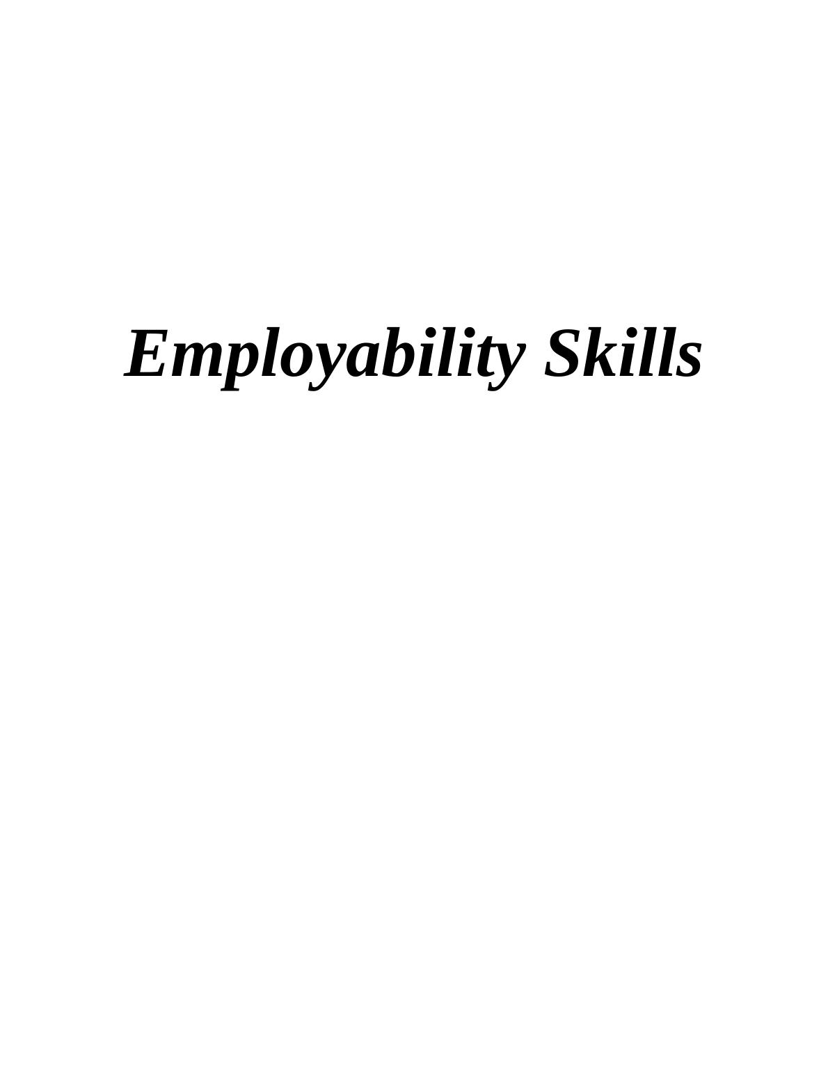 Employability Skills Tesco Report_1