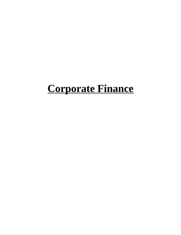 Corporate Finance_1