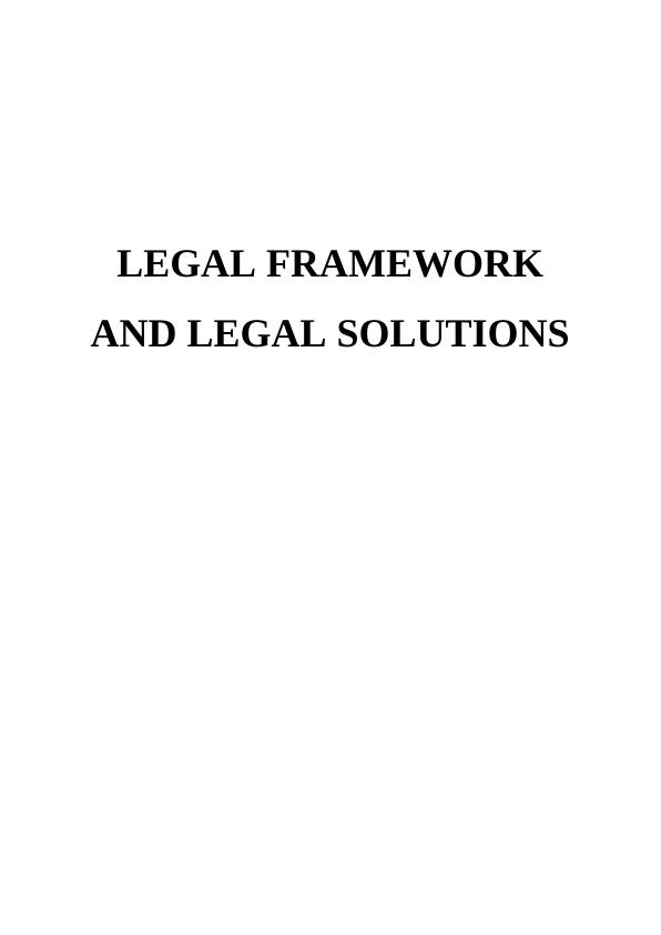 Role of The Legal System - Report_1