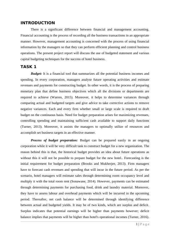 Capital Budgeting Techniques - Report_3