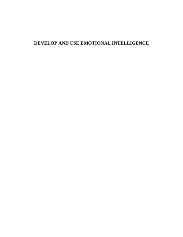 Developing and Using Emotional Intelligence for Improved Workplace Relationships_1