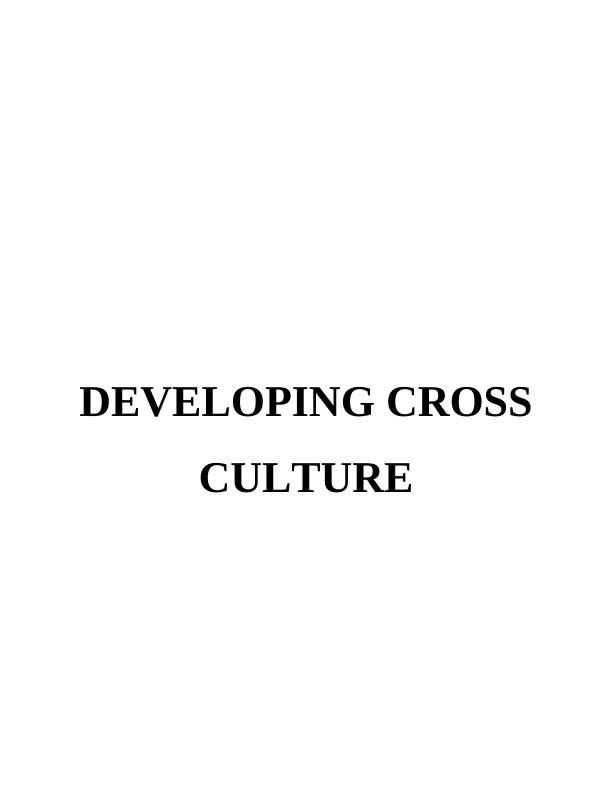 Developing Cross Culture_1