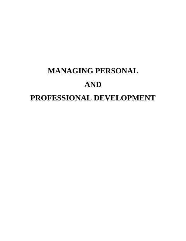Managing Personal and Profesional Development in ALDI stores : Assignment_1
