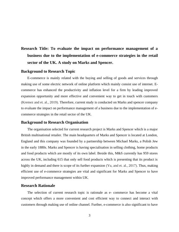 Impact of E-commerce Strategies on Performance Management in Retail Sector: A Study on Marks and Spencer_3