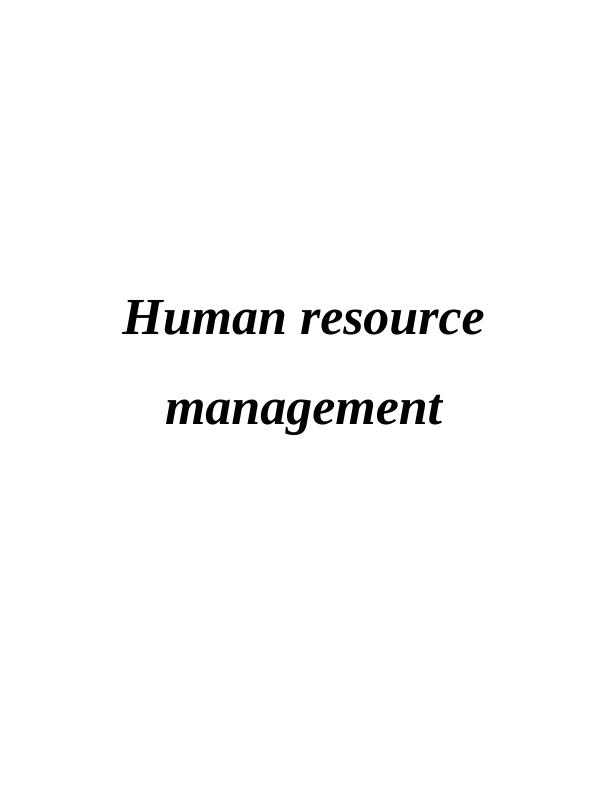 Human Resource Management Contents_1
