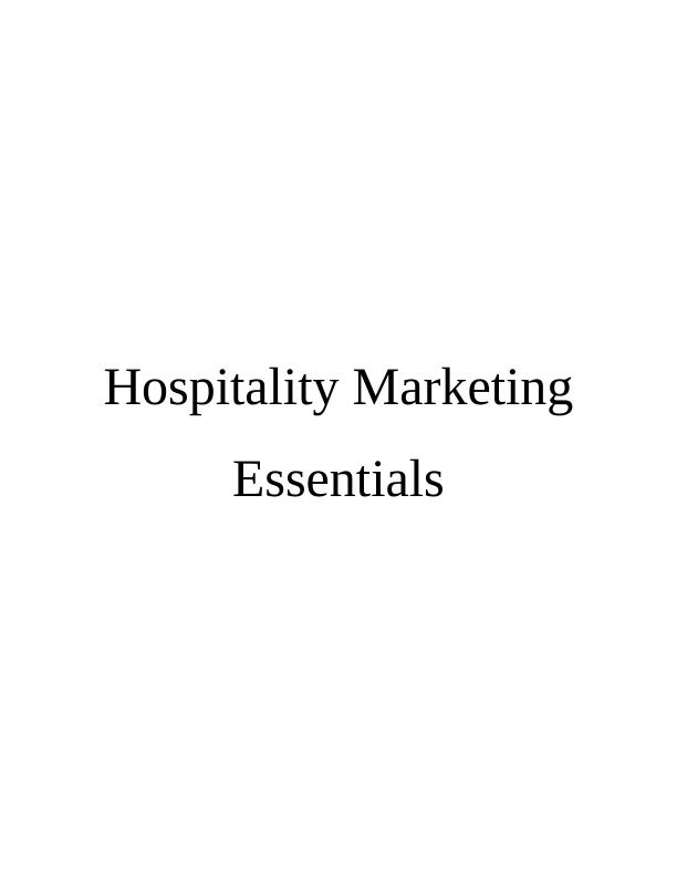 Hospitality Marketing Essentials_1