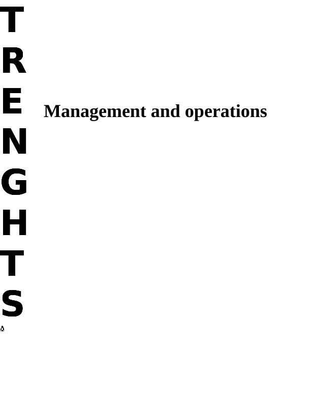 Management and operations - Tata steel Europe Ltd Assignment_1