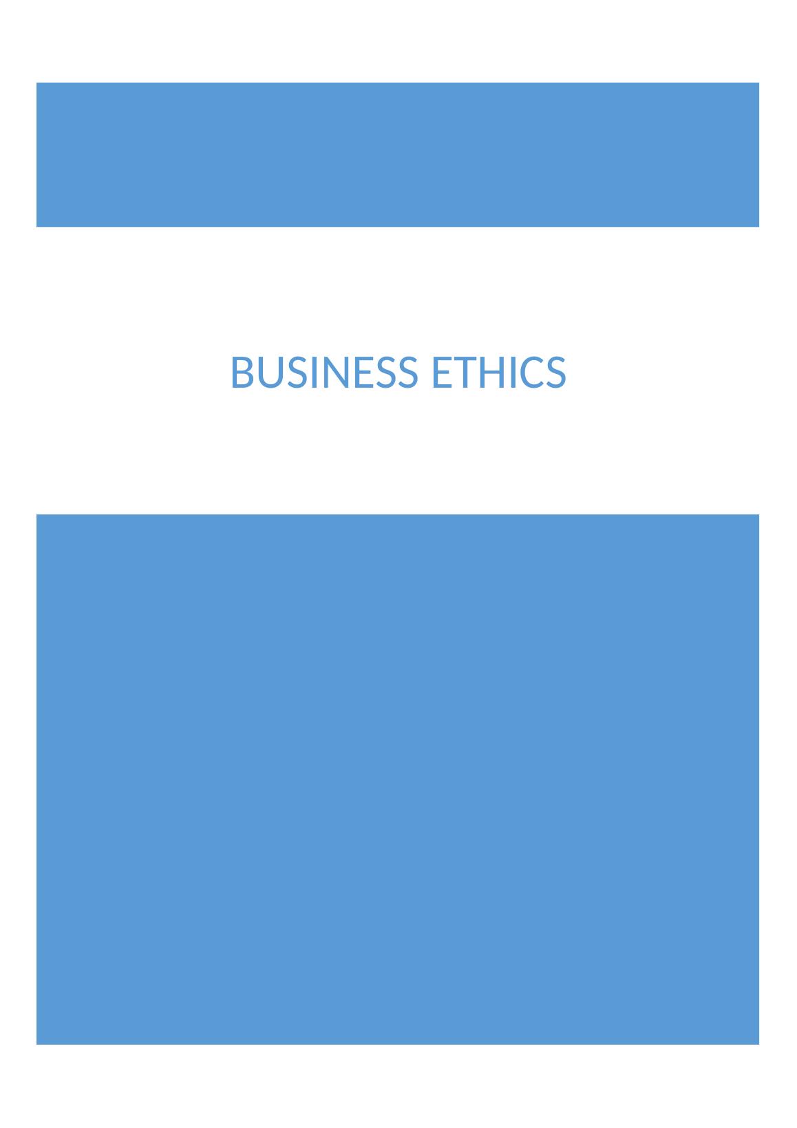 Business Ethics - Critical Assessment of CSR Concept_1