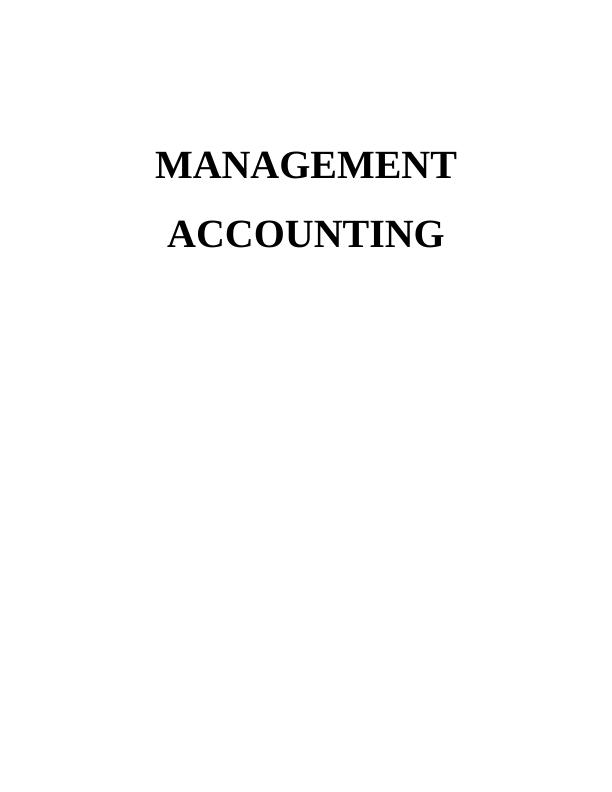 MANAGEMENT ACCOUNTING TABLE OF CONTENTS_1