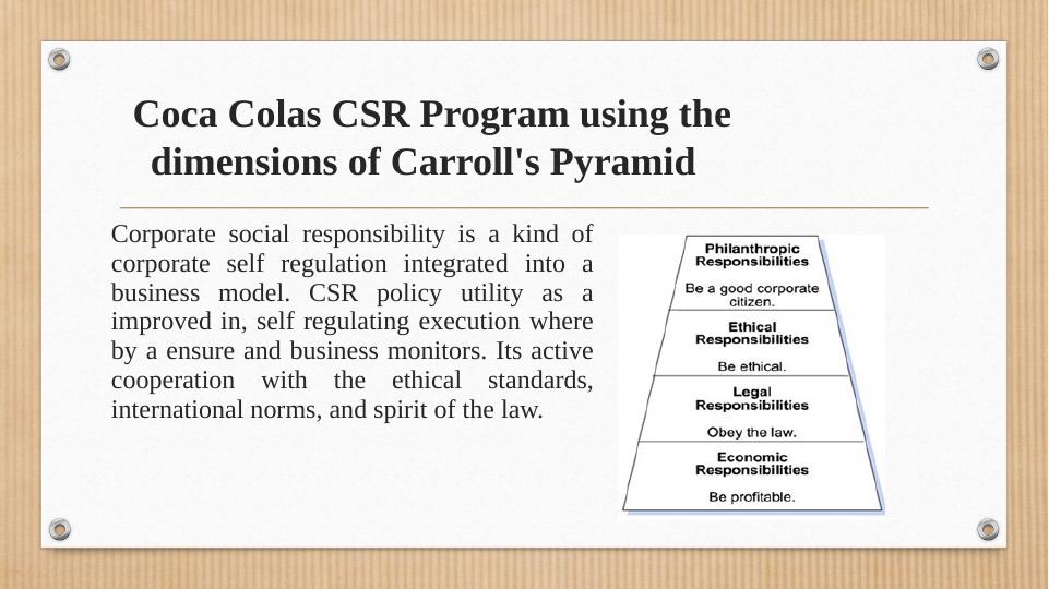Business Ethics and Coca Cola's CSR Program_4