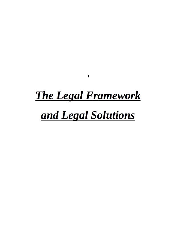 Legal Solutions For Businesses Problem_1