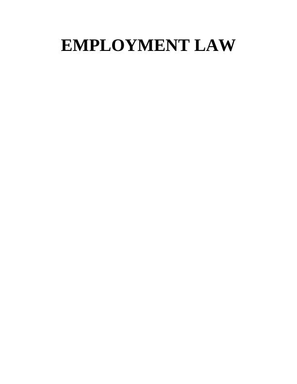 Importance of Employment Law and Discrimination Issues_1