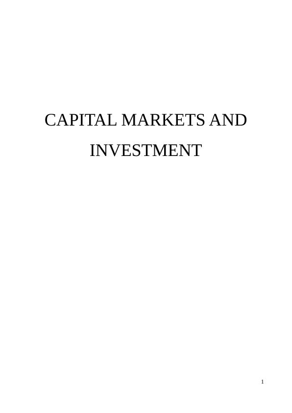 A Project Report on Overview of Portfolio Management_1
