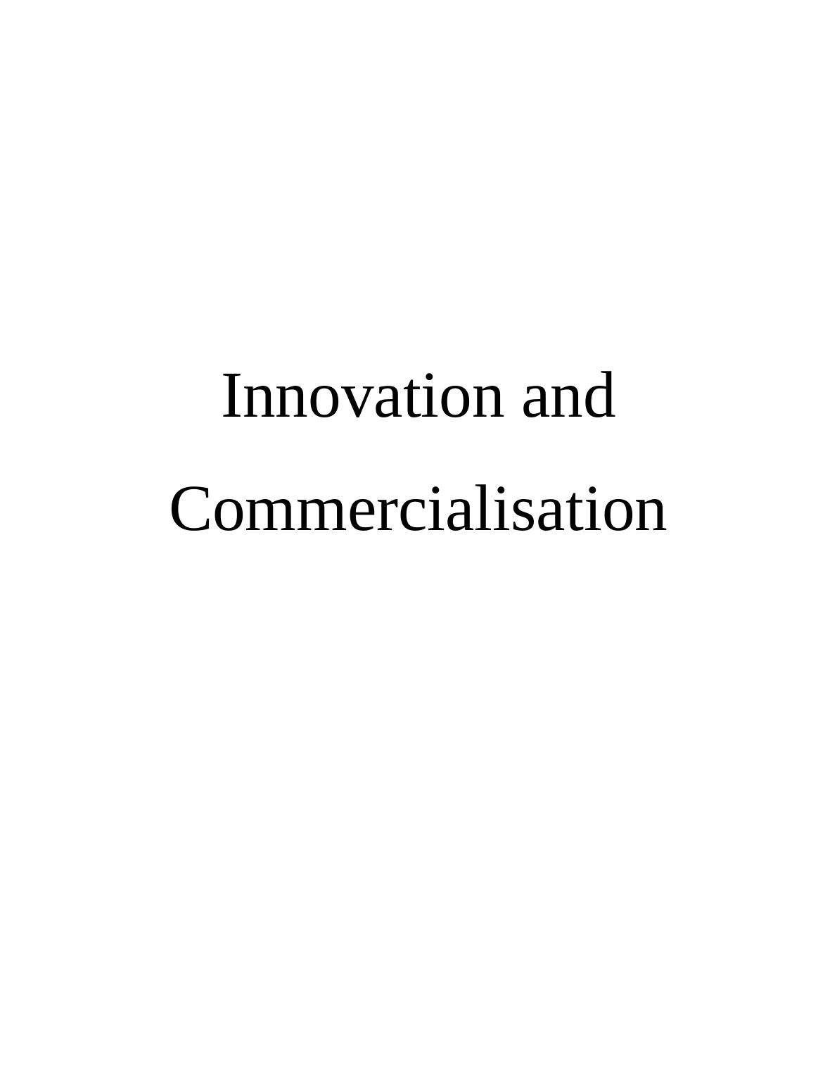 Innovation and Commercialisation in Essence Drinks_1
