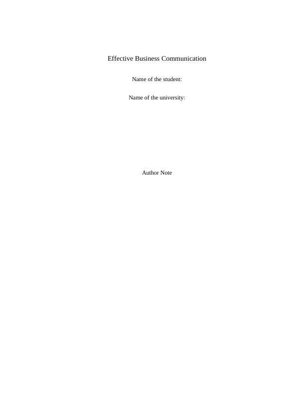 Effective Business Communication : pdf_1